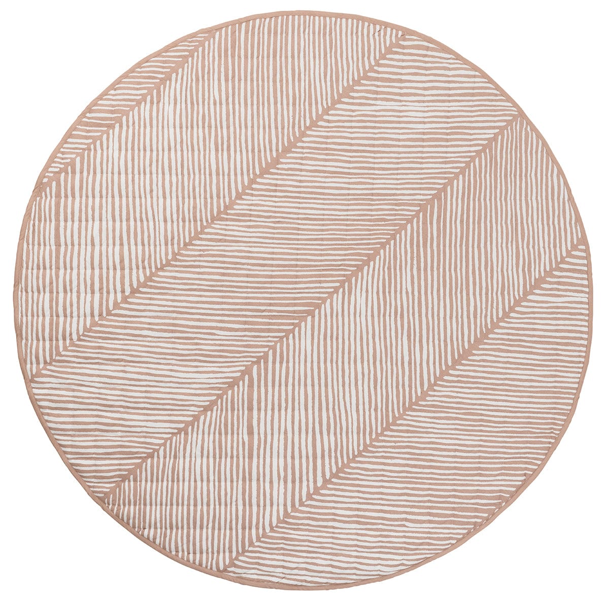 Toddlekind Quilted Cotton Reversible Playmat - Sea Shell - 4260620339119