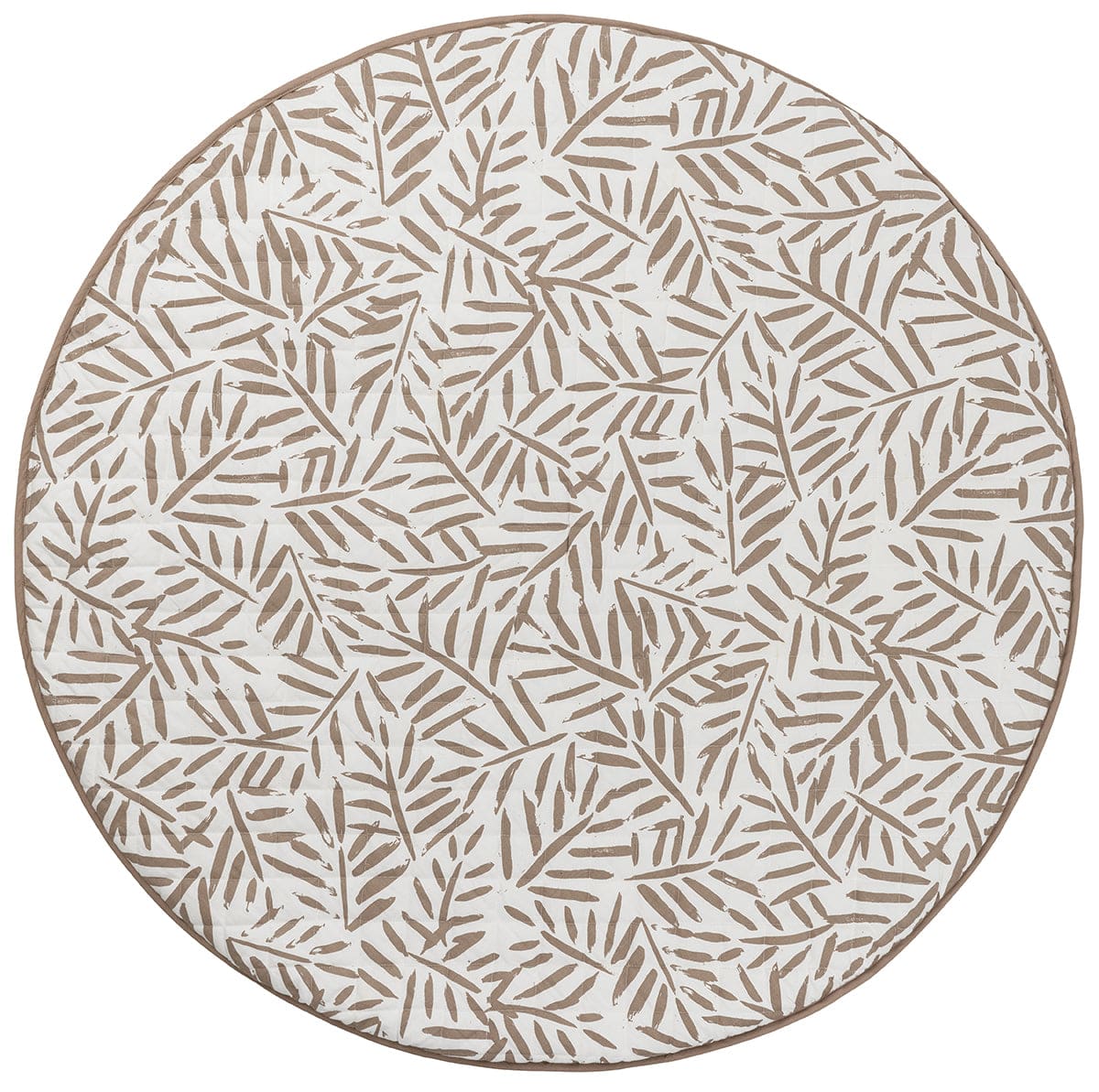 Toddlekind Quilted Cotton Reversible Playmat - Tan - 4260620339096