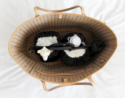 ToteSavvy Mini Bag Organizer - Black - MINIBLK