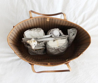 ToteSavvy Mini Bag Organizer - Soft Grey - MINIGRY