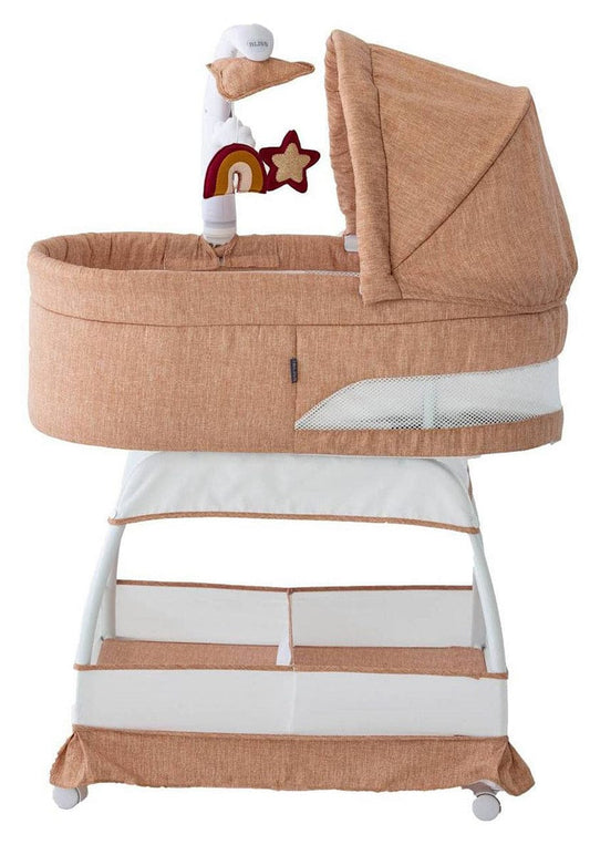 TruBliss Sweetli Nurture Bassinet - Clay Melange - BA601-CM