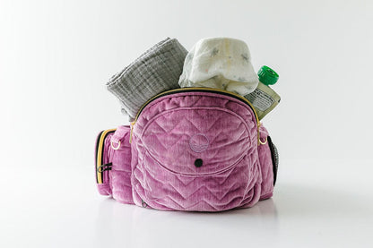 Tushbaby Hip Seat Carrier, Velvet - Orchid - TB-VELVET-ORCHID
