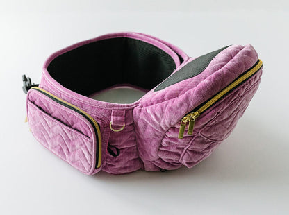 Tushbaby Hip Seat Carrier, Velvet - Orchid - TB-VELVET-ORCHID