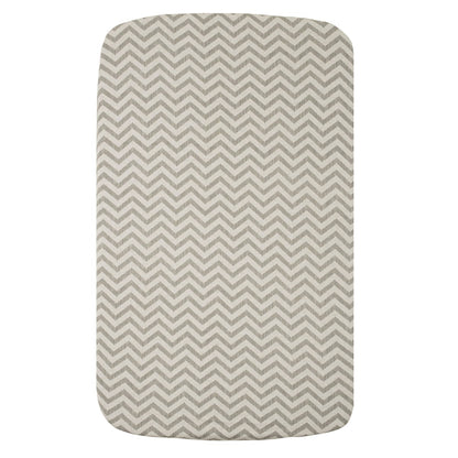 Tutti Bambini CoZee Fitted Sheets (2 Pack) - Chevron / Grey - 211215-8093