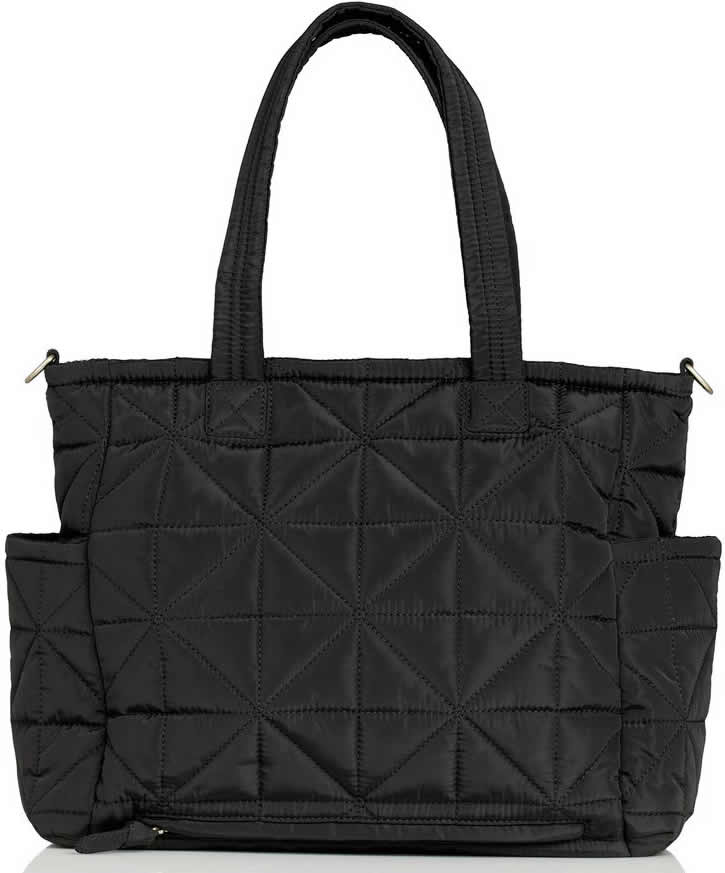 TWELVElittle Carry Love Tote Diaper Bag - Black - BG404BL