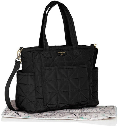 TWELVElittle Carry Love Tote Diaper Bag - Black - BG404BL