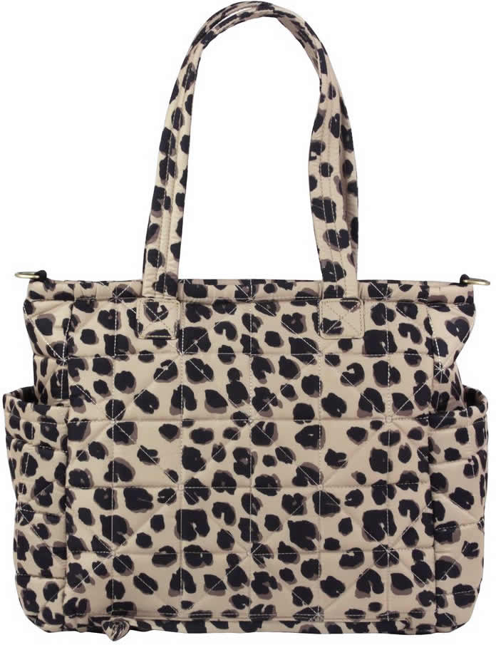 TWELVElittle Carry Love Tote Diaper Bag - Leopard - BG404LP