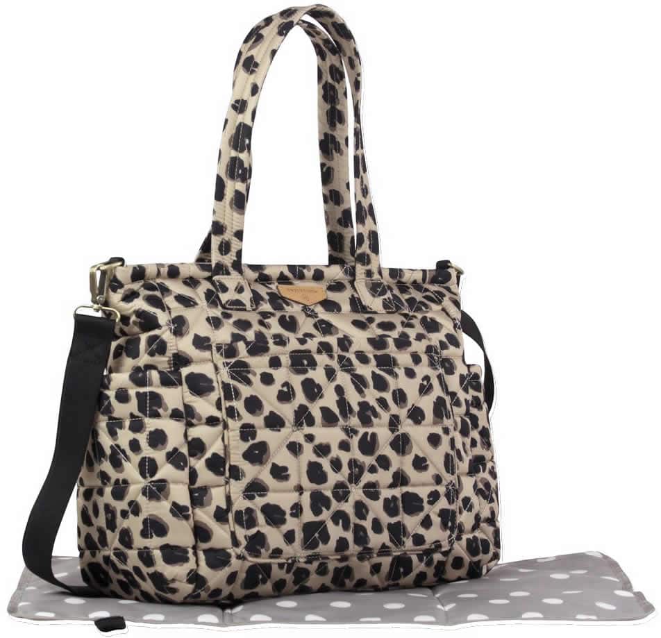 TWELVElittle Carry Love Tote Diaper Bag - Leopard - BG404LP