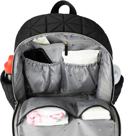 TWELVElittle Companion Backpack Diaper Bag  2.0 - Black - BG215BL