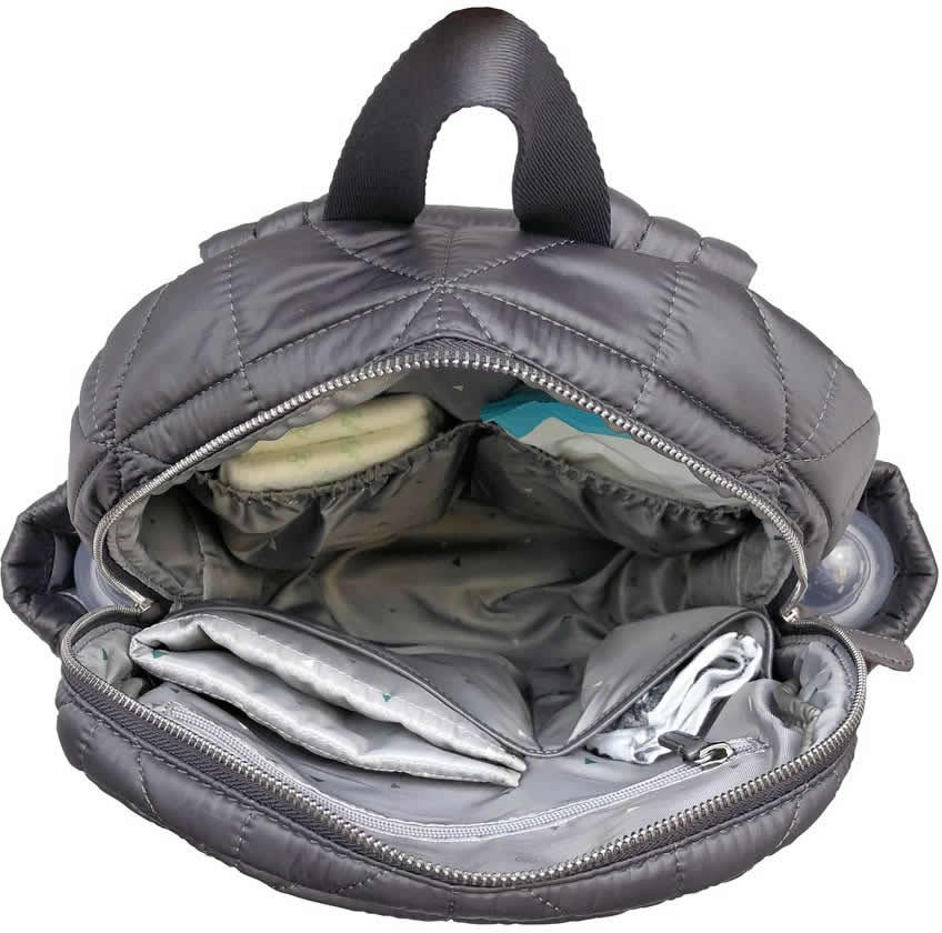 TWELVElittle Companion Backpack Diaper Bag  - Platinum
