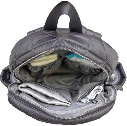 TWELVElittle Companion Backpack Diaper Bag  - Platinum