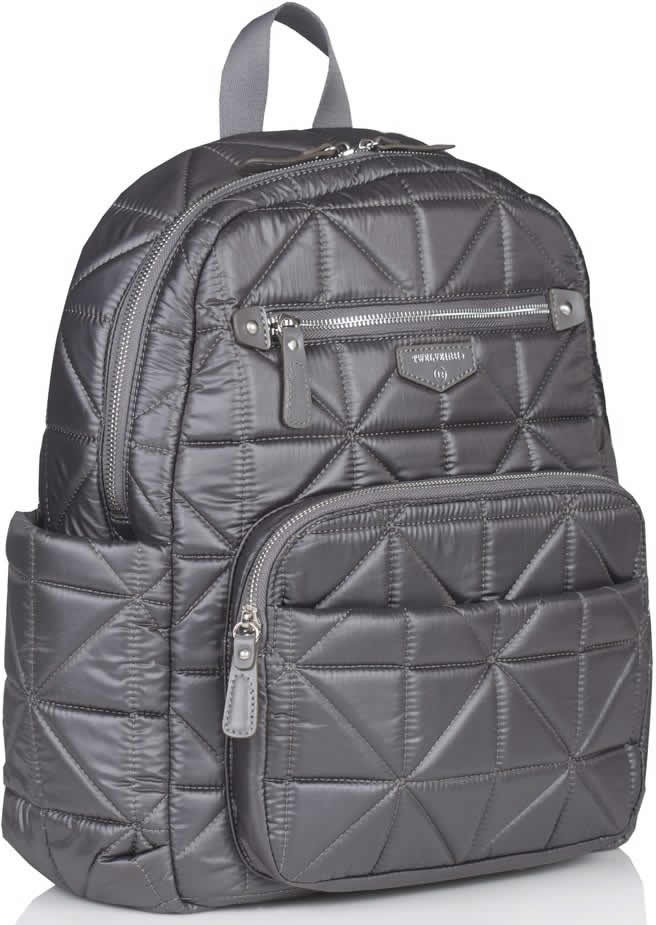 TWELVElittle Companion Backpack Diaper Bag  - Platinum
