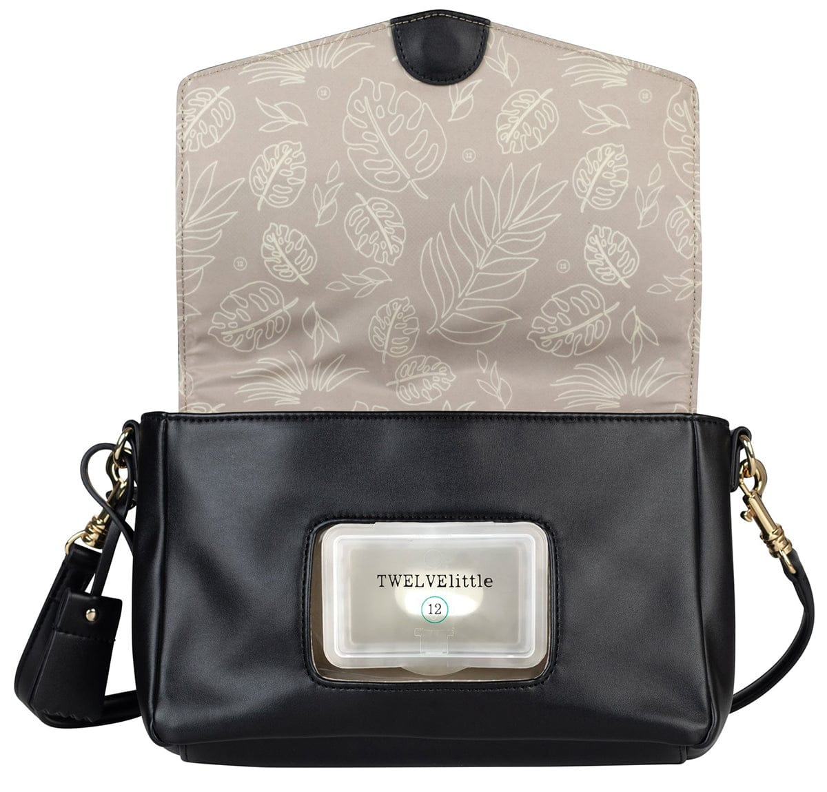 TWELVElittle Peek-a-boo Crossbody - Black - BG800BL