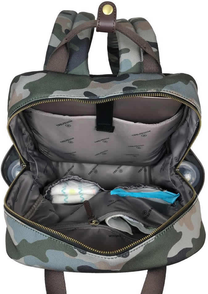 TWELVElittle Unisex Courage Backpack Diaper Bag - Camo - BG116CP
