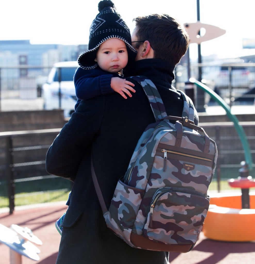 TWELVElittle Unisex Courage Backpack Diaper Bag - Camo - BG116CP