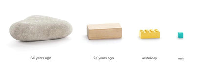 Ukidz PIXIO Abstract Series AMPHIBIO - 60 Magnetic Blocks in 5 Colors - 1020202