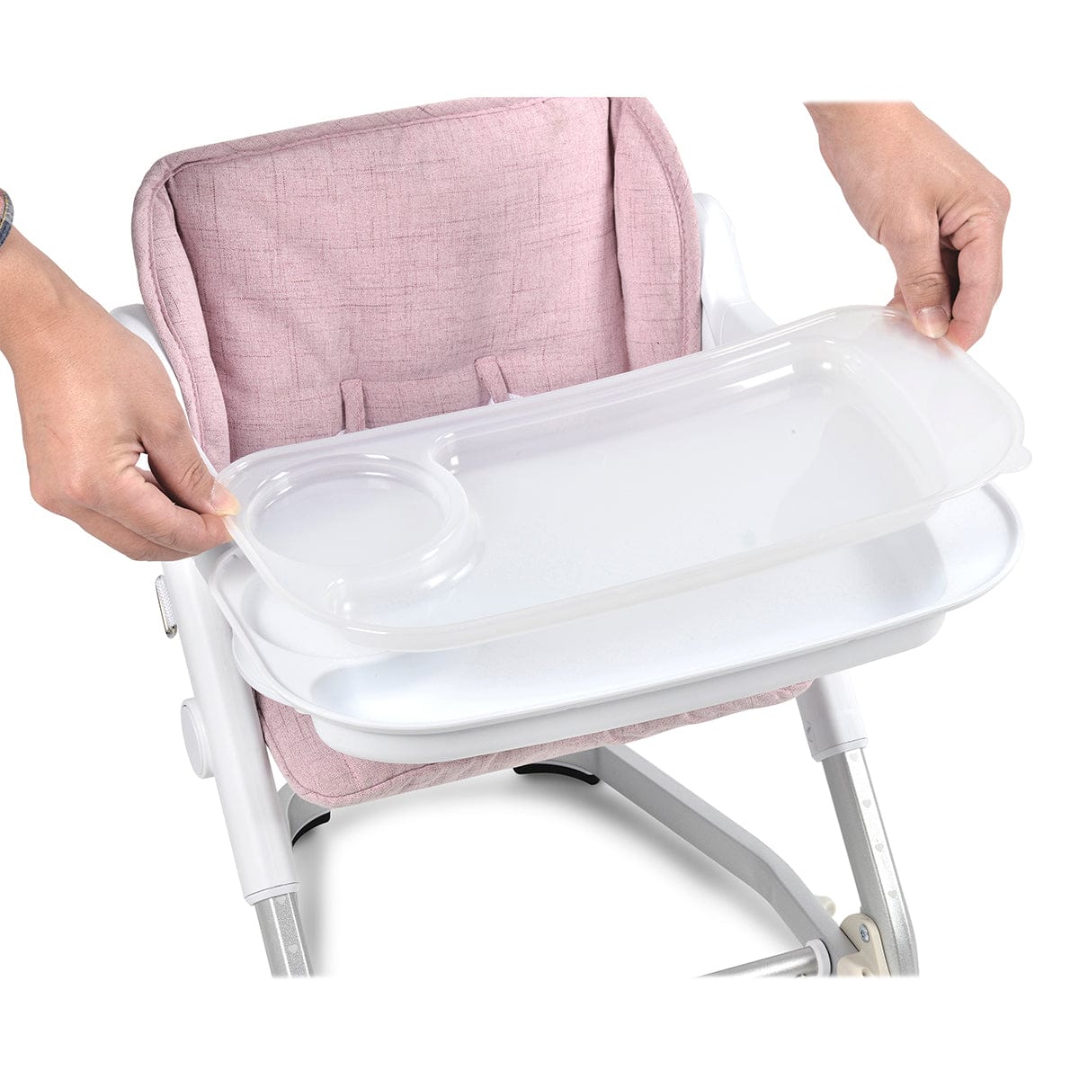 Unilove Feed Me 3-in-1 Dining Booster Chair - Plum Pink