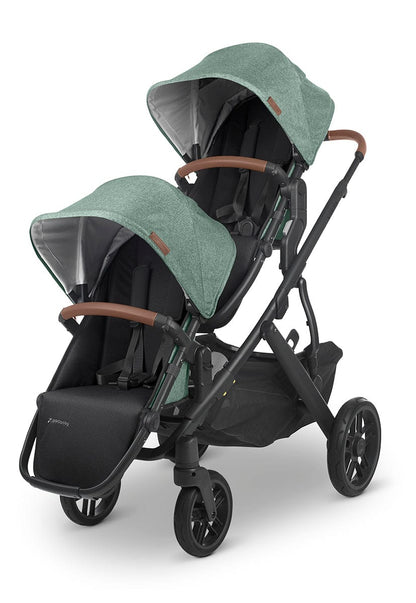 UPPAbaby RumbleSeat V2- Gwen (Green Melange / Carbon / Saddle Leather)