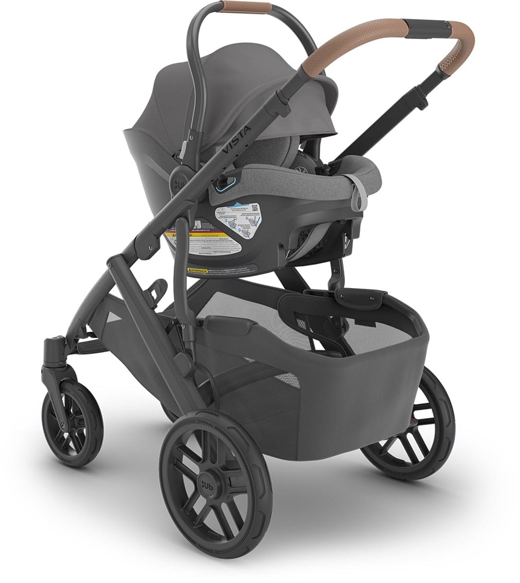 UPPAbaby VISTA V2 Double Stroller + Aria Travel System Bundle with Rumble Seat V2+ - Gregory / Jake - DBL-TRVL-ARIA-0320-VIS-US-GRG