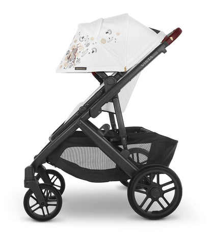 UPPAbaby VISTA V2 Single-to-Double Stroller + PiggyBack Ride-Along Bundle - Jade Rabbit - 0320-VIS-US-RAB-0217