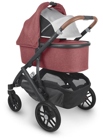 UPPAbaby VISTA V2 Single-to-Double Stroller + PiggyBack Ride-Along Bundle - Lucy - 0320-VIS-US-LCY-0217