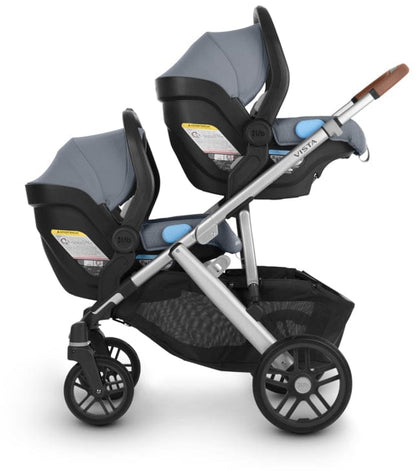 UPPAbaby VISTA V2 Twin Double Stroller + MESA Travel System Bundle - Noa / Jake