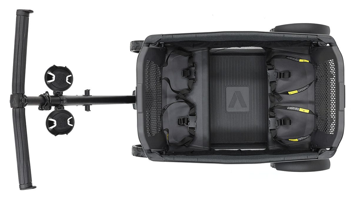 Veer Cruiser XL (4 Seater) Stroller Wagon + Sidewall Kit Bundle - Rose Quartz