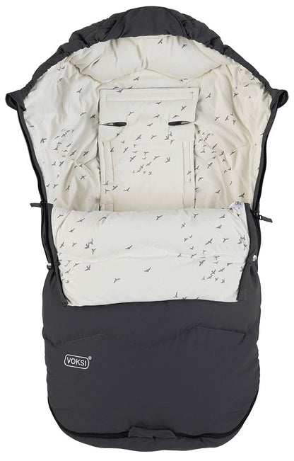 Voksi Explorer Footmuff - Grey / Flying