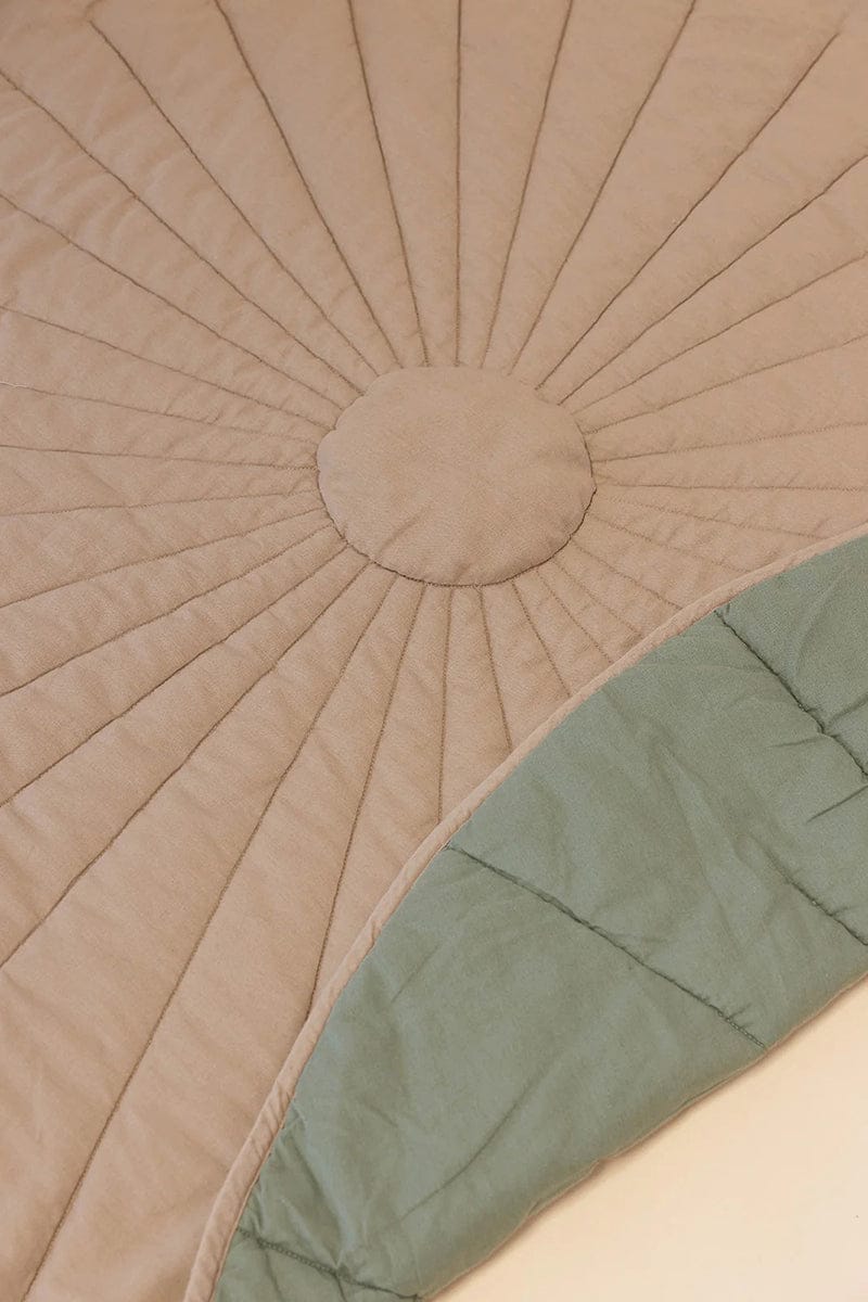 WildBird Linen Quilted Playmat - Desert Lark / Acadian - BP-CPM-DesertLark