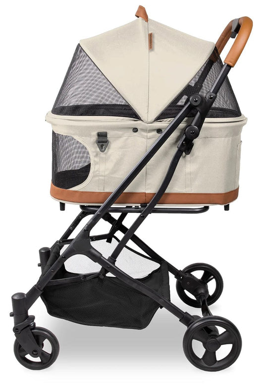 WonderFold P2 Pet Stroller - Sandy Beige - P2-BG