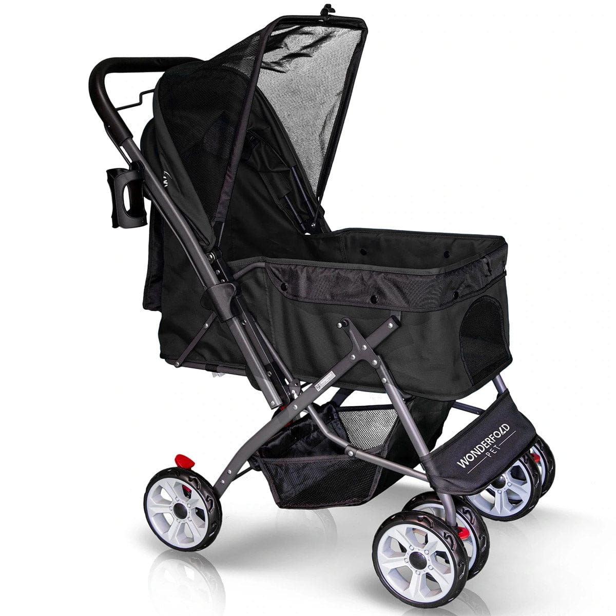 WonderFold Pet Stroller - Black