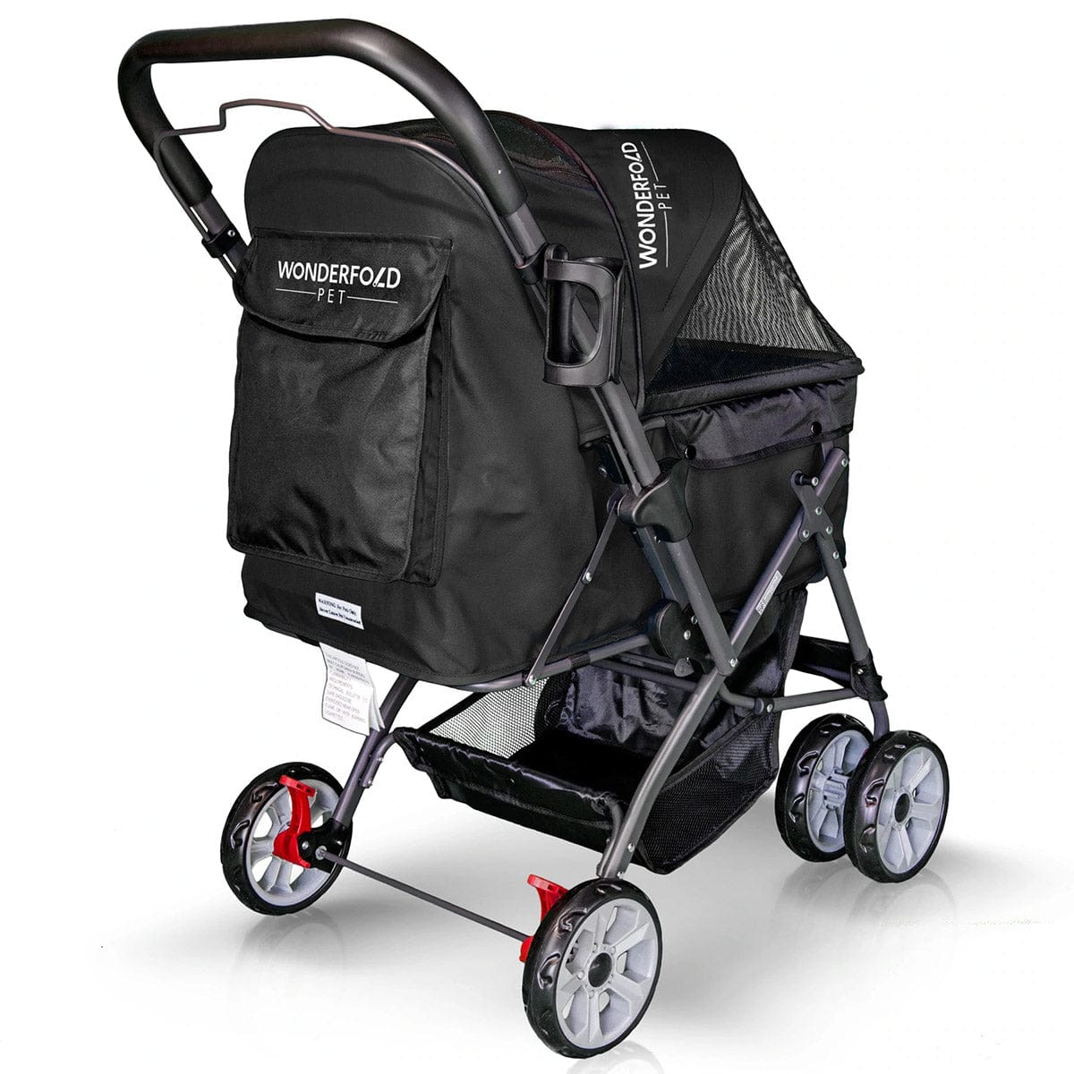 WonderFold Pet Stroller - Black