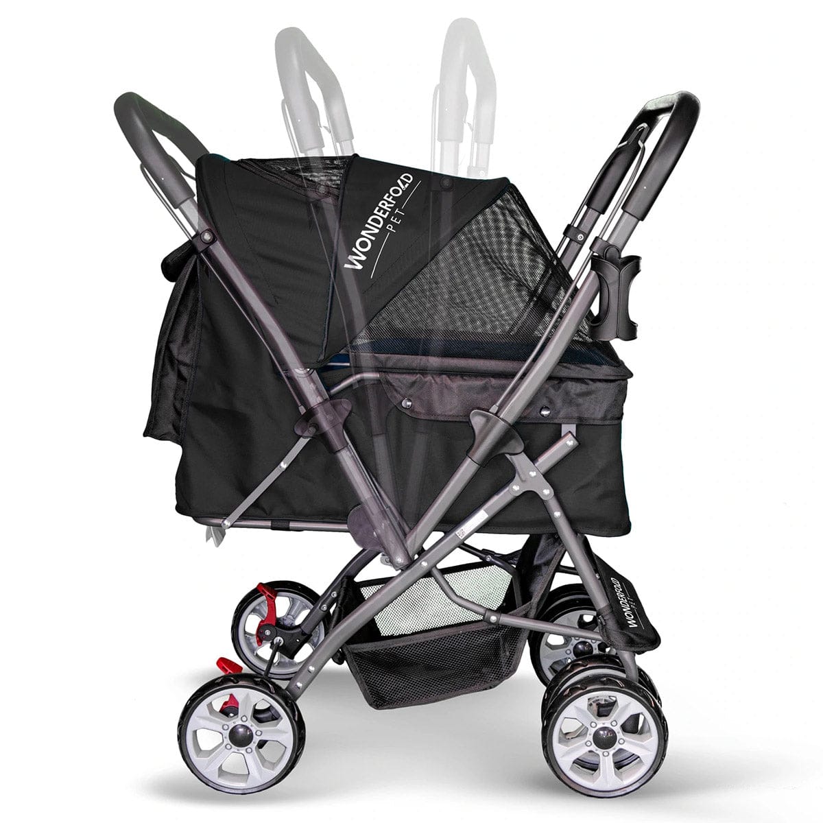 WonderFold Pet Stroller - Pink