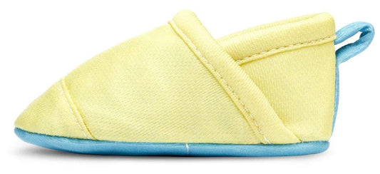 Woolybubs The Newbie Baby Shoe, Size 2 - Yellow / Blue - NEW-03-2