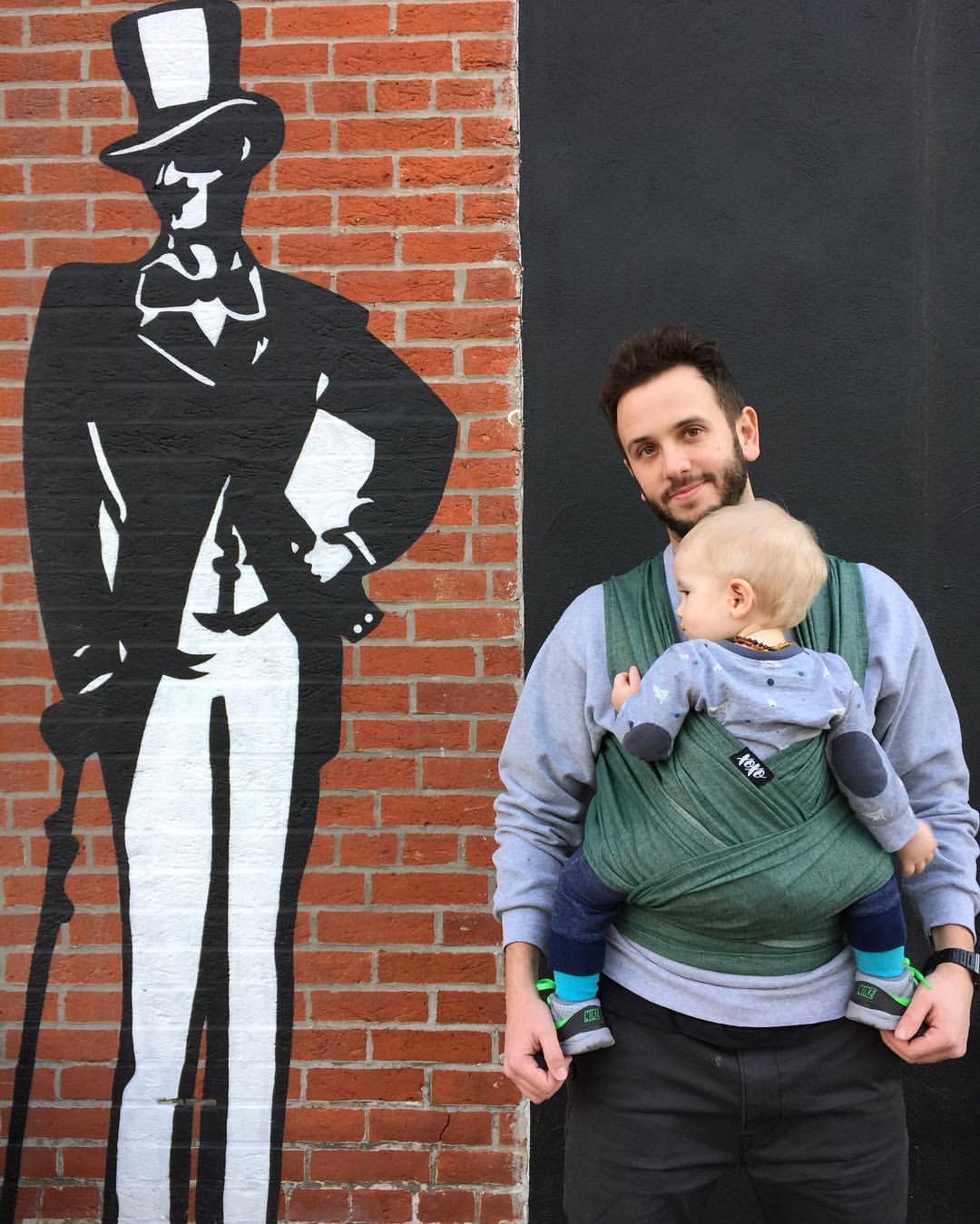 XOXO Buckle Wrap Baby Carrier, Eco2 Collection - Bear Hug