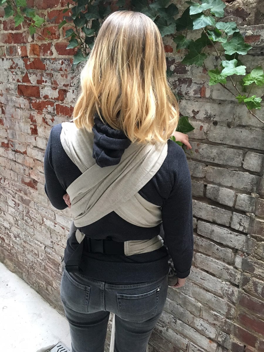 XOXO Buckle Wrap Baby Carrier, Eco2 Collection - Chai Tea Latte
