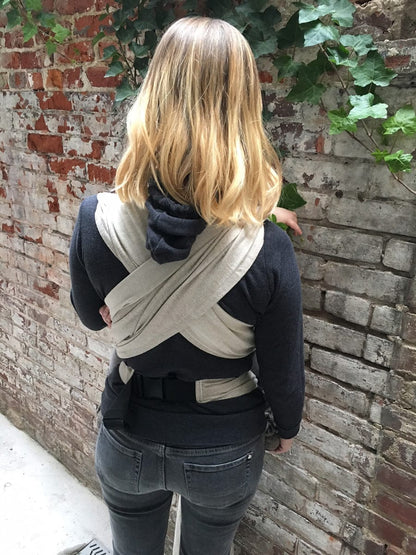 XOXO Buckle Wrap Baby Carrier, Eco2 Collection - Chai Tea Latte