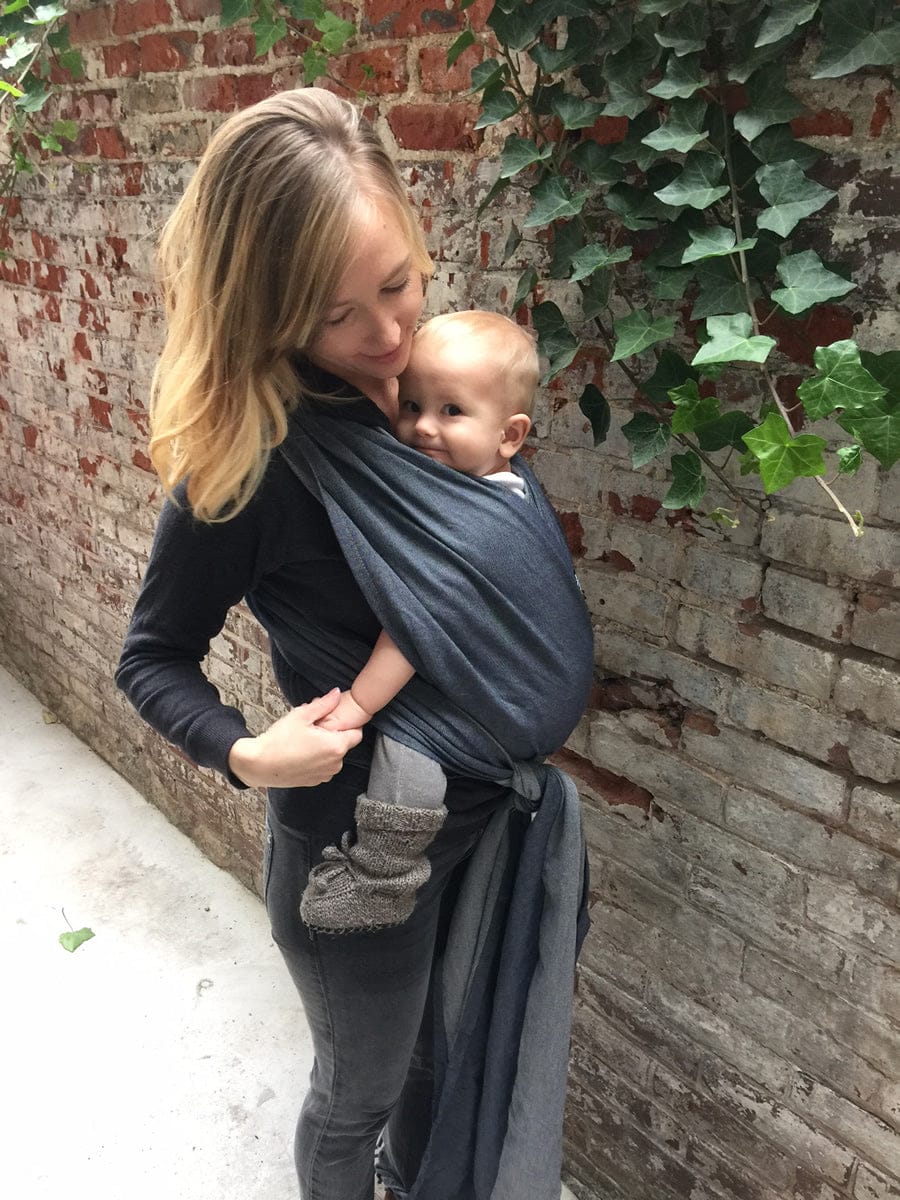 XOXO Buckle Wrap Baby Carrier, Eco2 Collection - Denim?ish