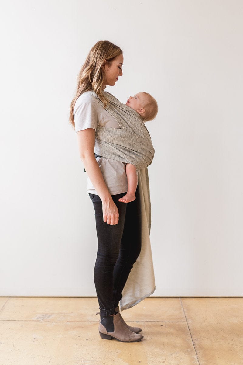 XOXO Buckle Wrap Baby Carrier, Repreve Collection - Grayscale - BW1-REGR