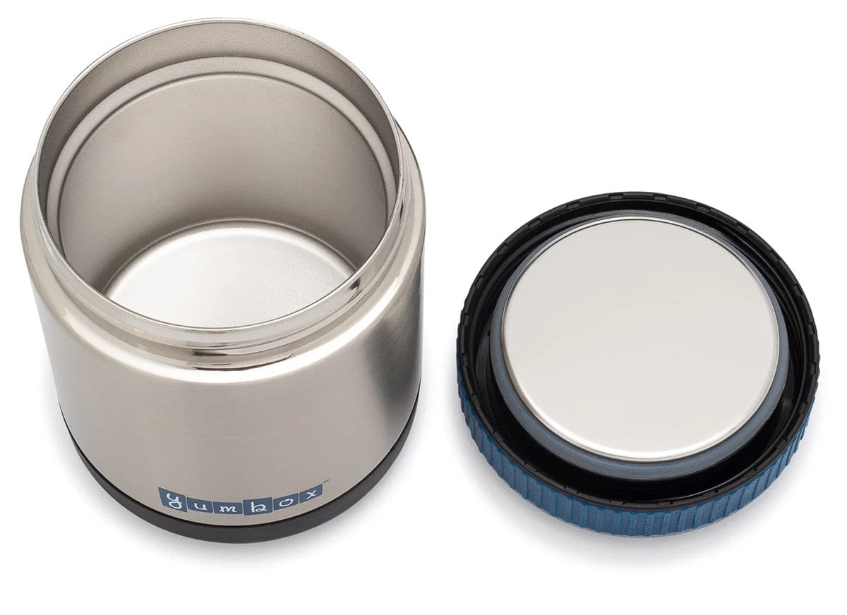 Yumbox Zuppa Stainless Steel Thermal Food Jar & Spoon, 14oz - Twilight Black - TBZ202003S