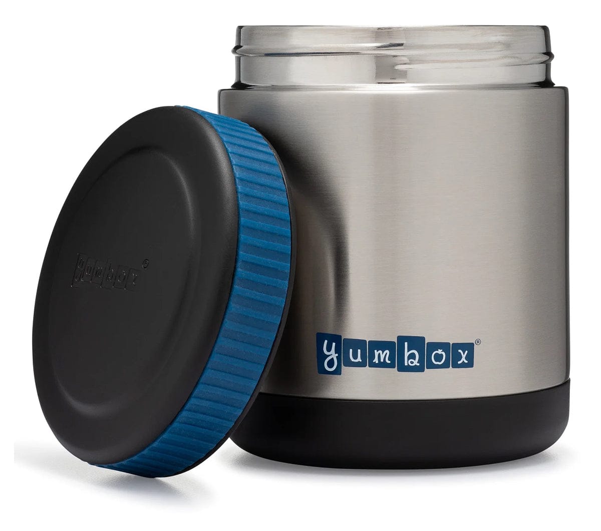 Yumbox Zuppa Stainless Steel Thermal Food Jar & Spoon, 14oz - Twilight Black - TBZ202003S