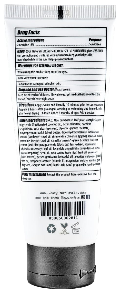 Zoey Naturals SPF 30 Sunscreen - Melon Awapuhi - F-ZN-00281