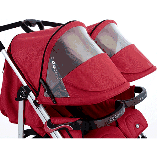 Zooper SL808G Everyday Tango Double Stroller in Blueberry Waves