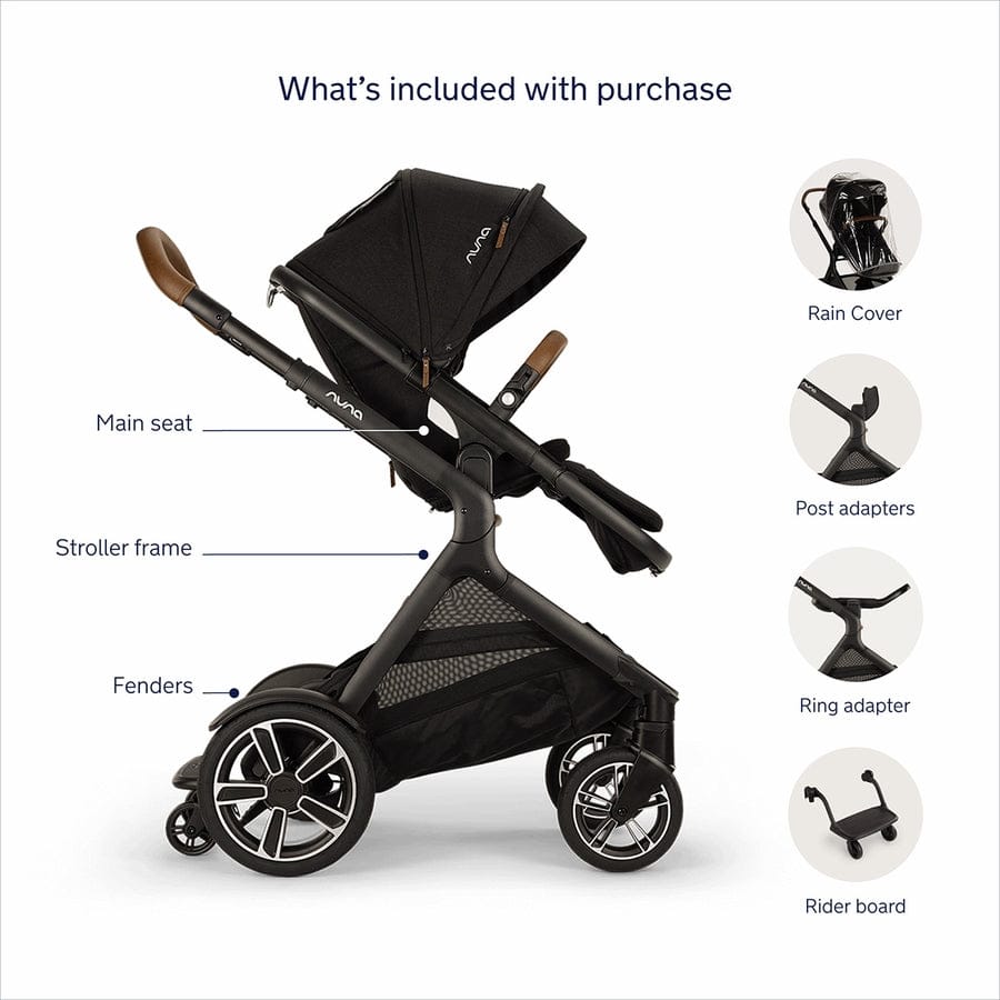 nuna stroller extension Nuna DEMI Next + PIPA Aire RX Travel System