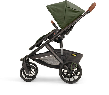 Veer Switch&Roll Luxe Single-to-Double Stroller + Color Kit Luxe Bundle - Green Jasper - SBSEAT-SBROLL-SKIT-2-GJAS