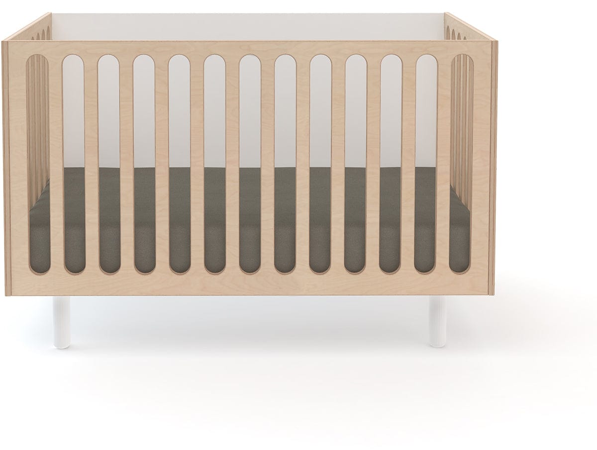 Oeuf Fawn 2-in-1 Crib System - White/Birch - 1FBC01
