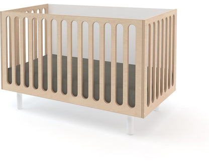 Oeuf Fawn 2-in-1 Crib System - White/Birch - 1FBC01