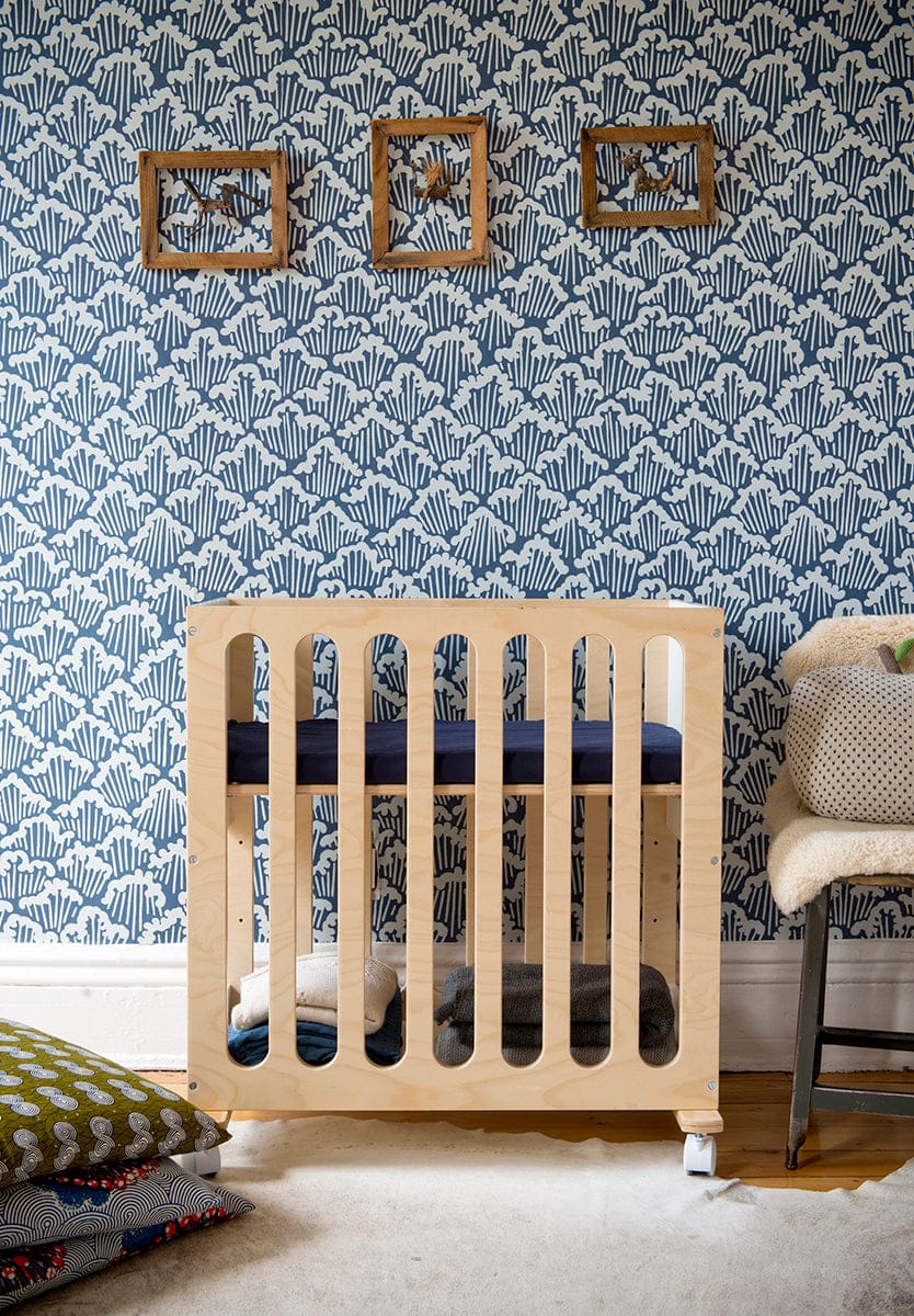 Oeuf Fawn 2-in-1 Crib System - White/Birch - 1FBC01