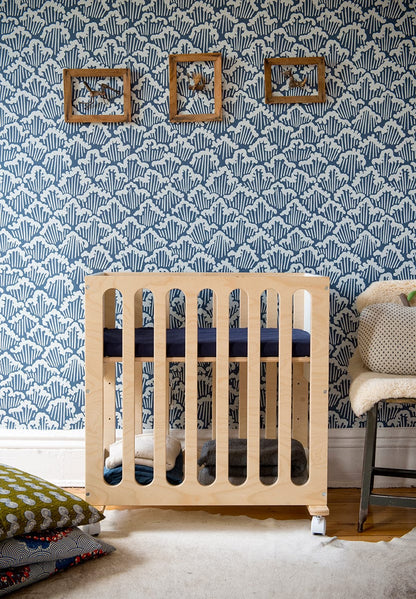 Oeuf Fawn 2-in-1 Crib System - White/Birch - 1FBC01