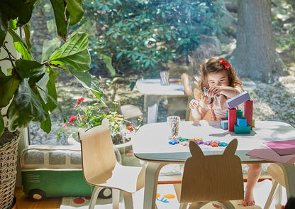 Oeuf Play Chairs, Bear, Set of 2 - Walnut - 1PYCB02